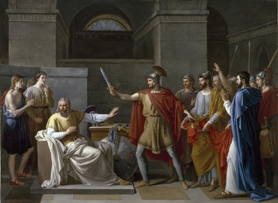 Wamba doet afstand van de kroon door Juan Antonio de Ribera